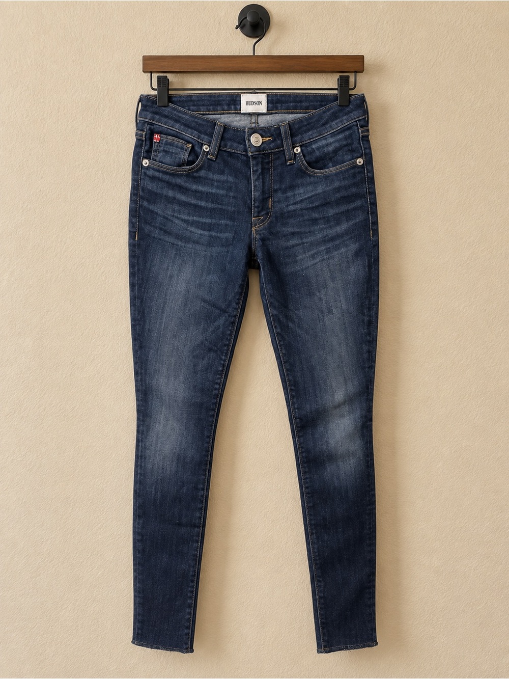 Hudson Jeans Women's Skinny Jeans in Dark Blue Wash